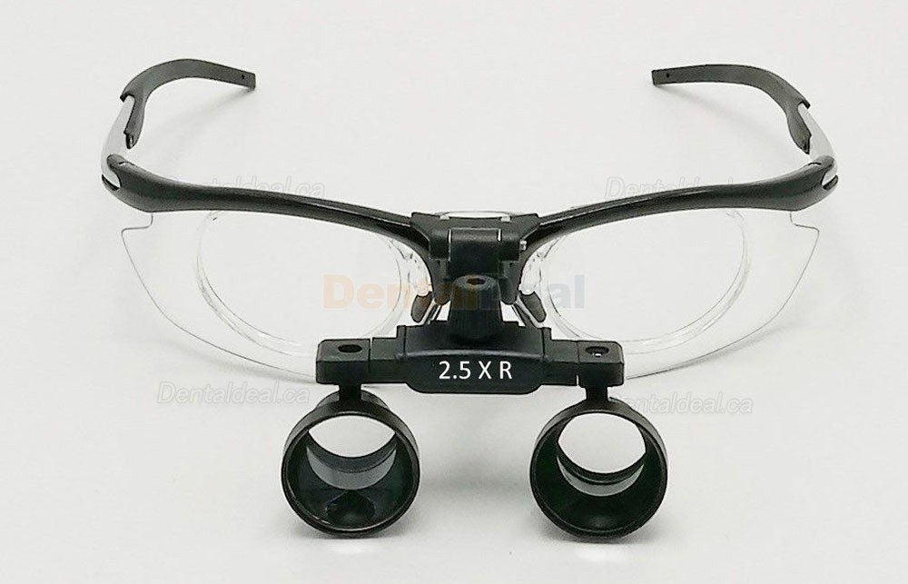 2.5X Dental Binocular Loupe Medical Surgical Glasses Antifogging